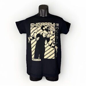 My Hero Academia Villain Tomura Shigaraki Anime Black Unisex T-Shirt Size S